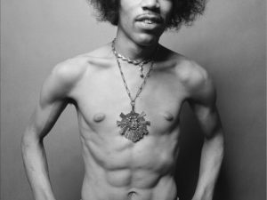 fotografía de Jimi Hendrix por Donald Silverstein