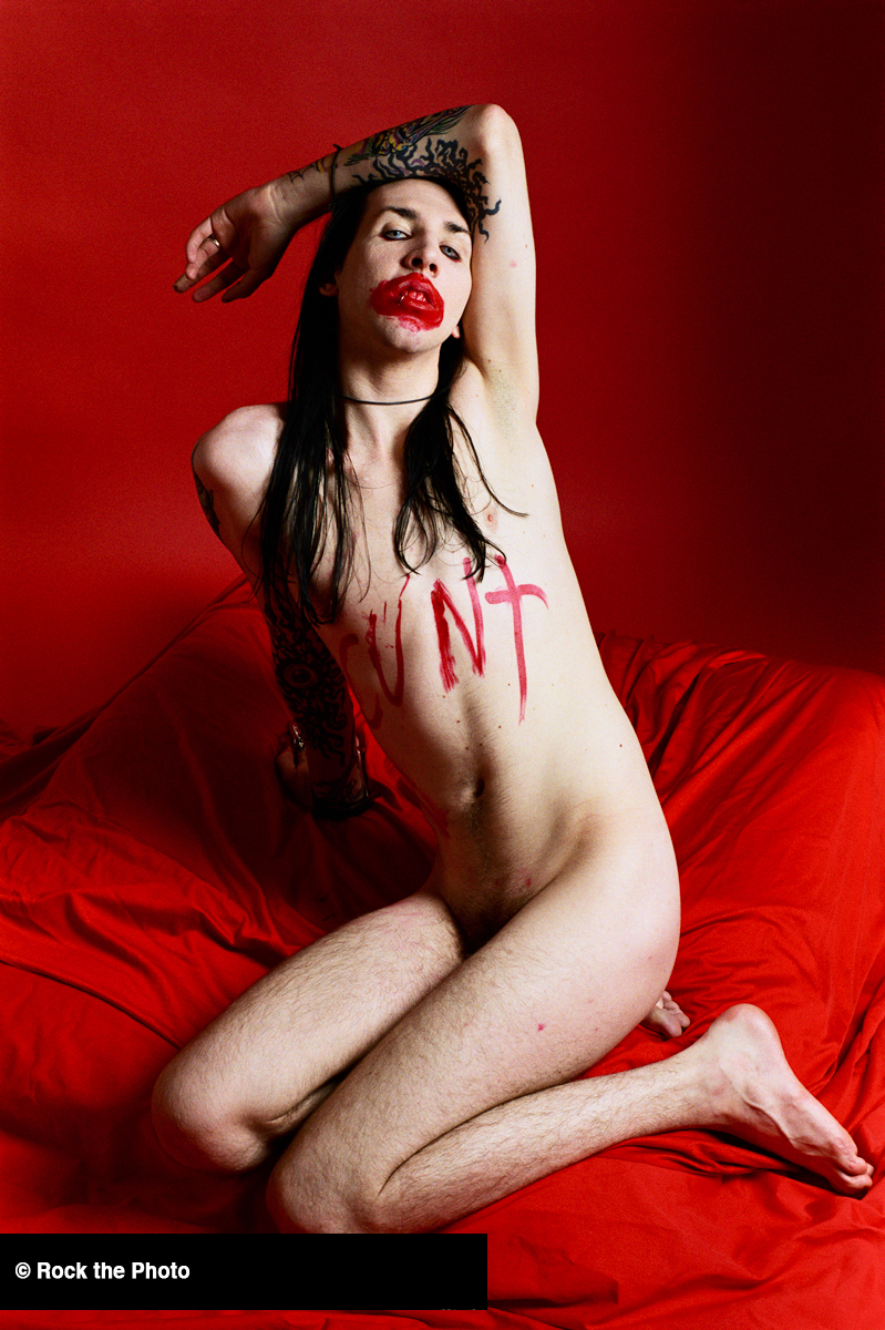 fotografía de Marilyn Manson por Richard Kern
