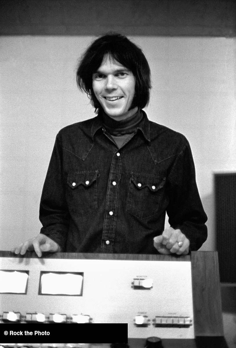 fotografía de Neil Young por Baron Wolman